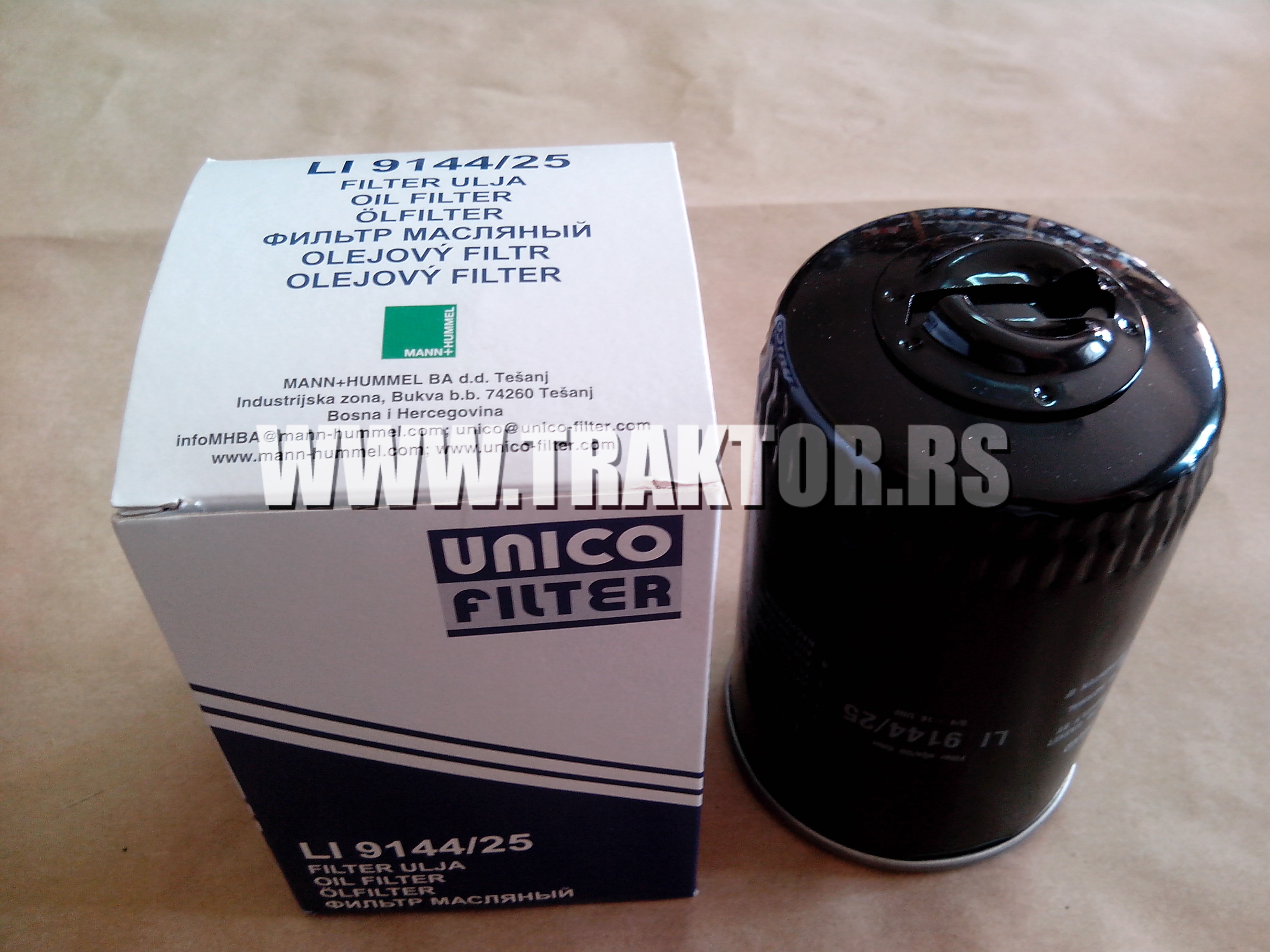 Filter ulja IMT Li 9144/25 Traktor