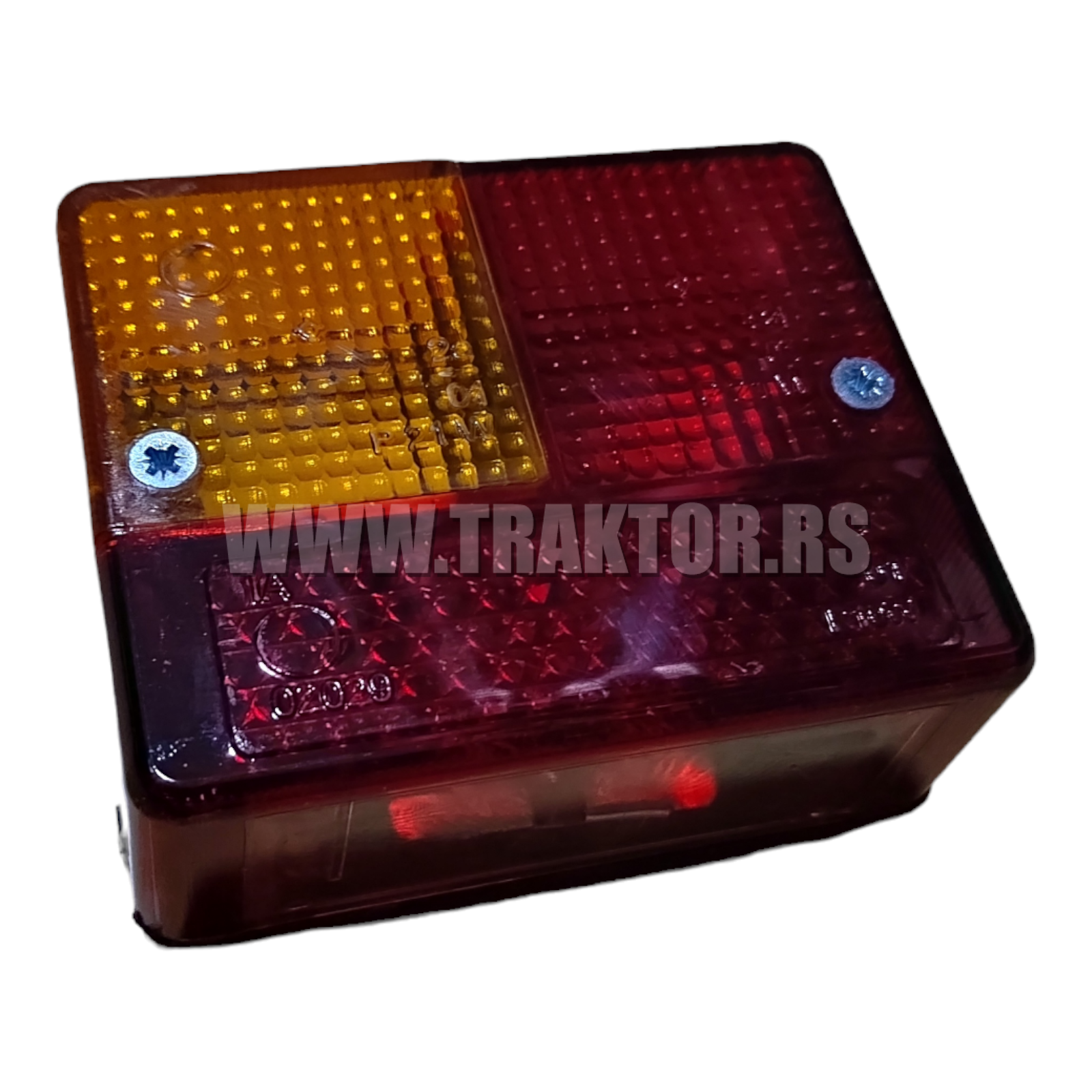 Štop lampa leva - četvrtasta
