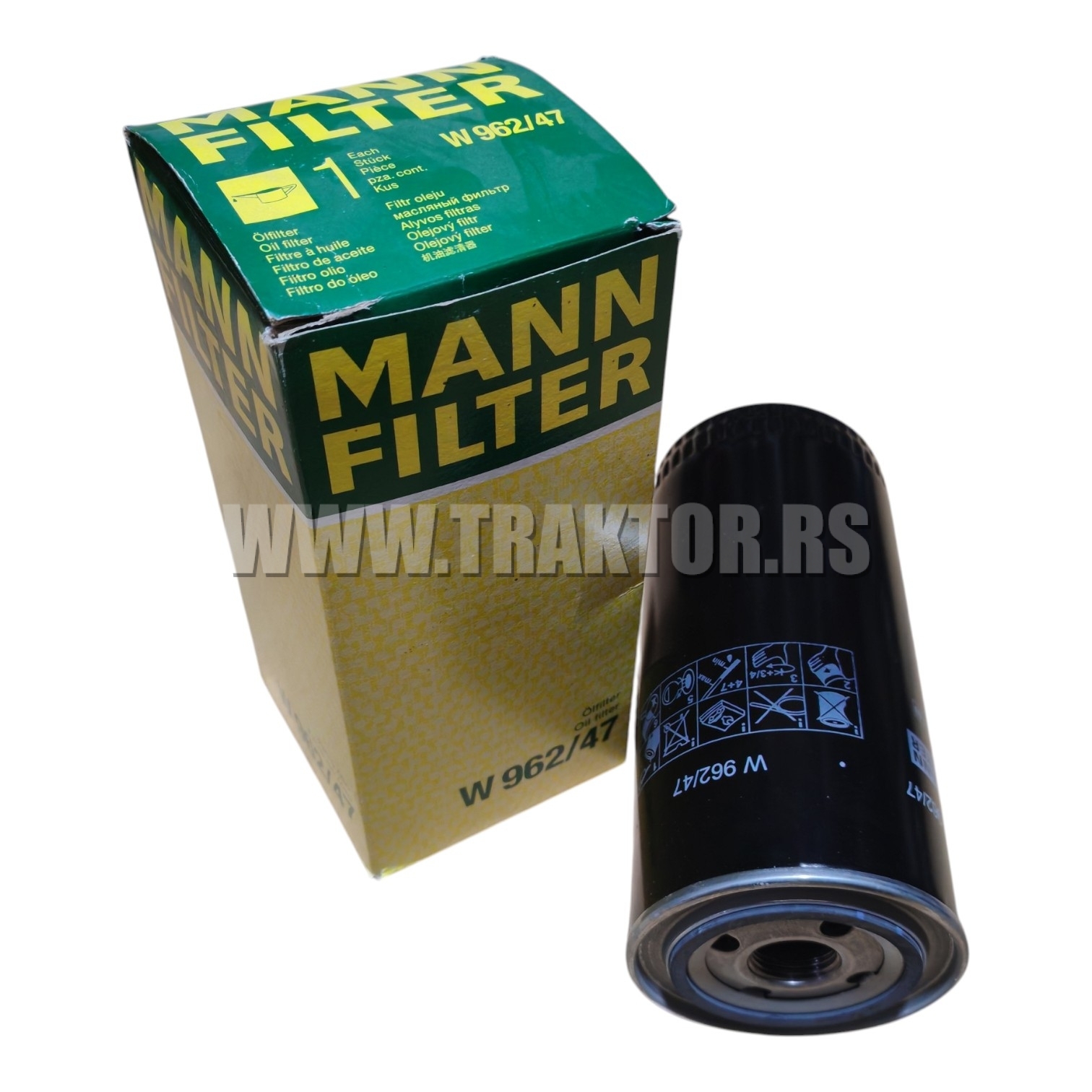 Filter ulja Claas Deutz W962/47 MANN