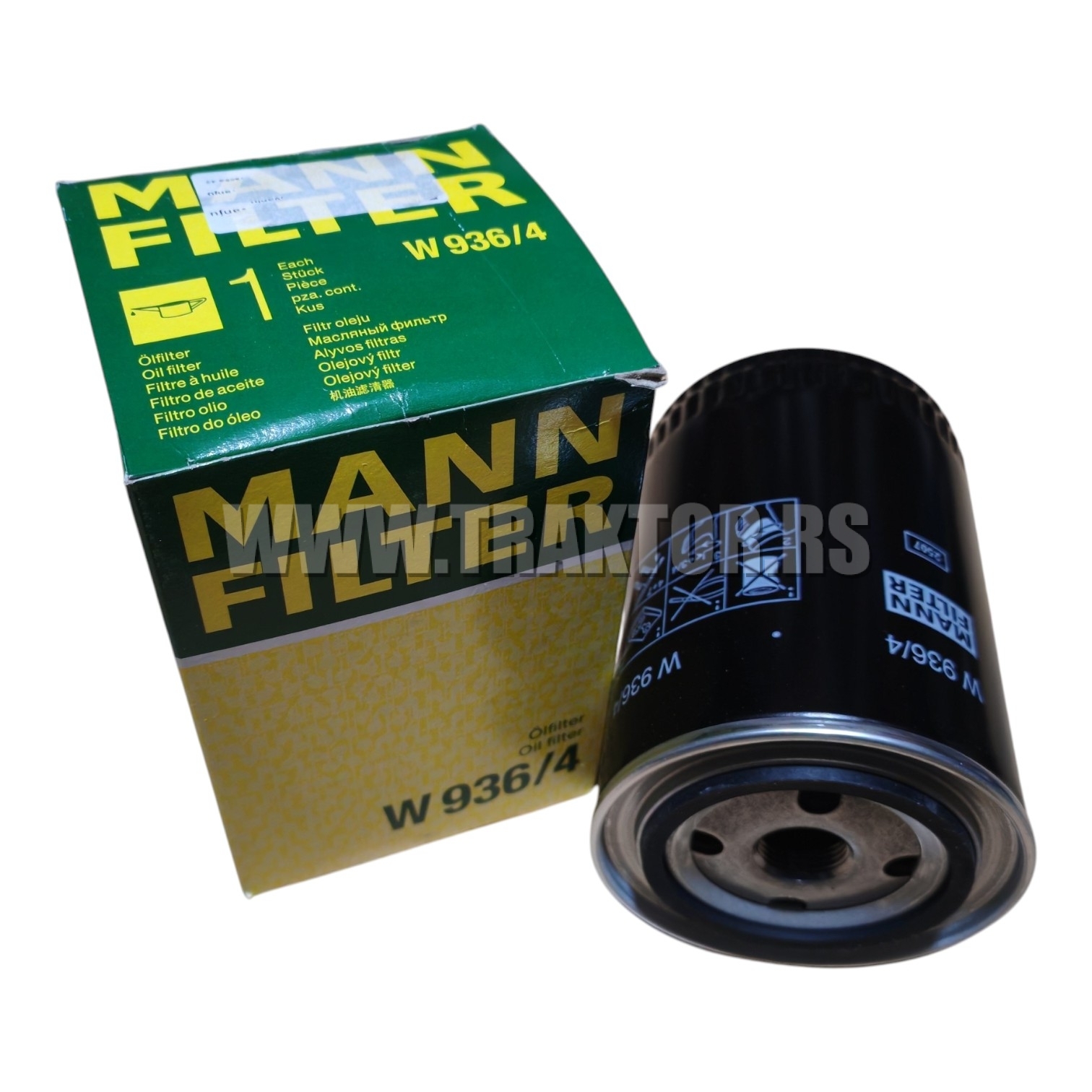 Filter ulja Claas John Deere Kubota MF W936/4 MANN